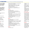 Reasons for Concern brochure inside spread.